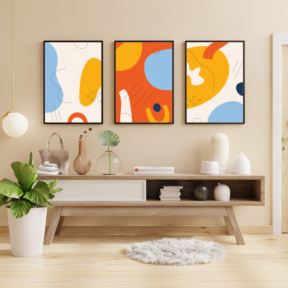 Fluid Forms Triptych