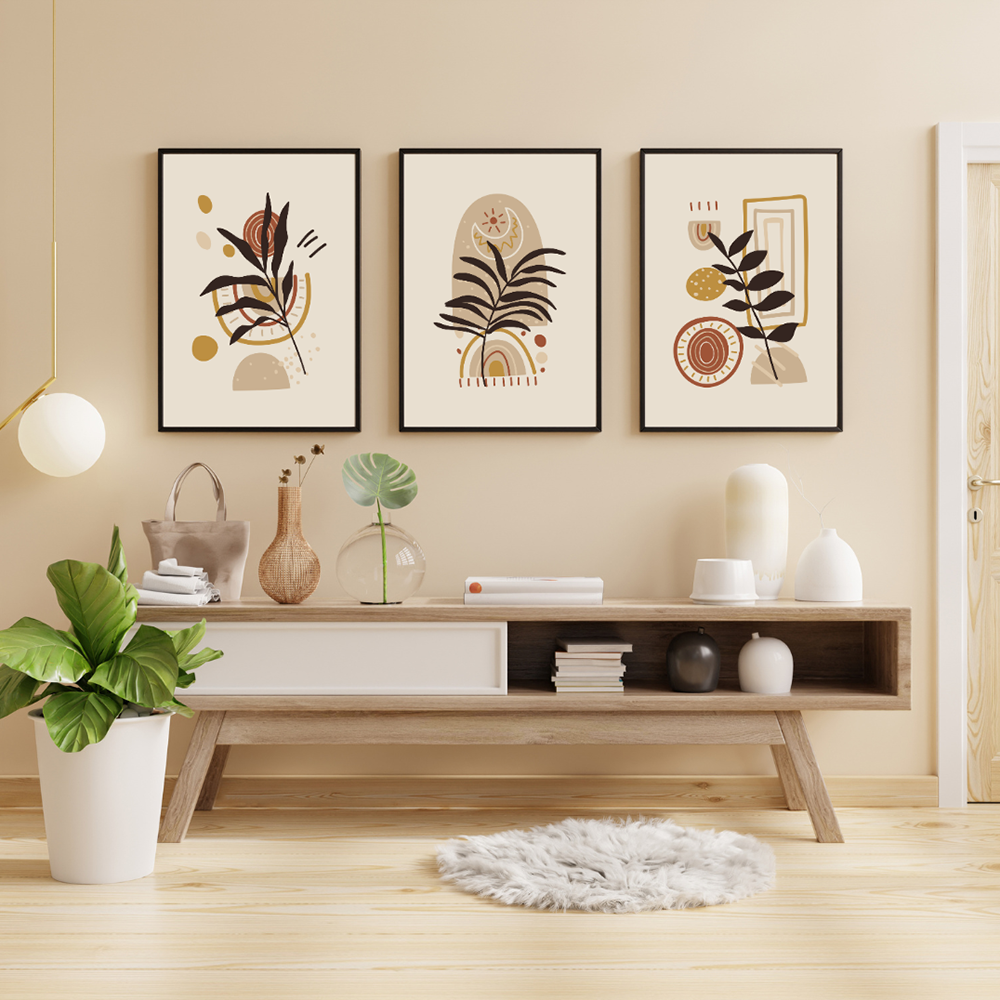 Boho Botanical Triptych