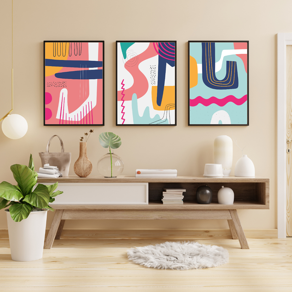 Doodle Dreams Triptych