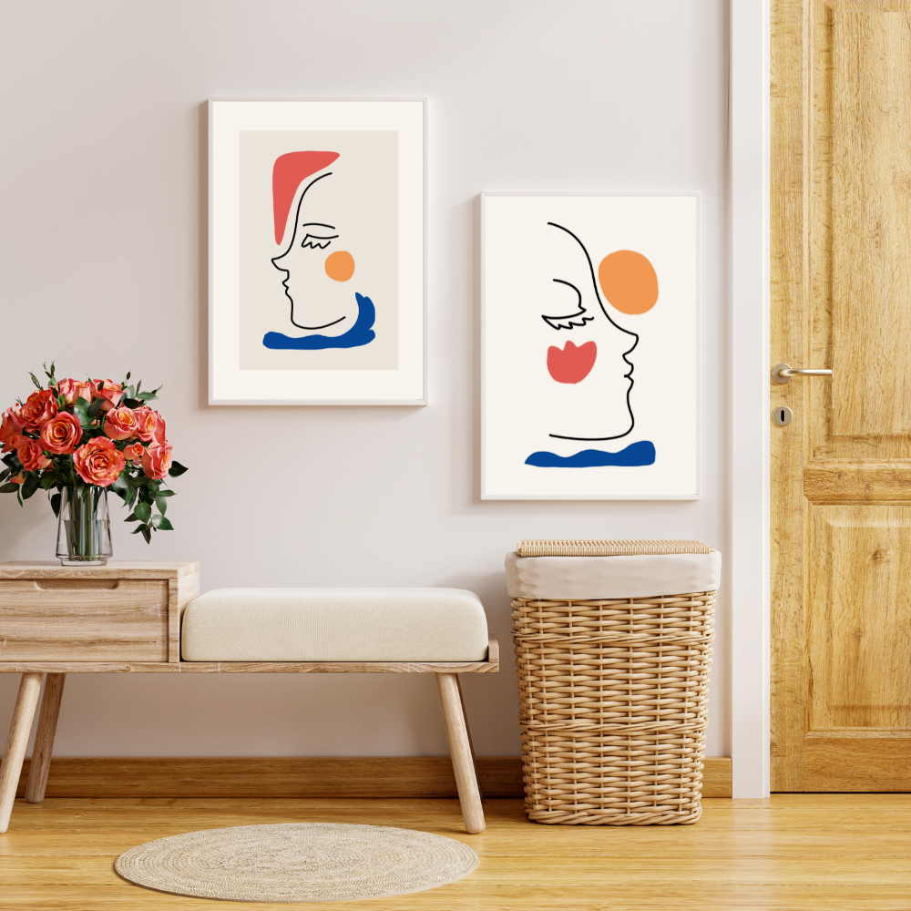 Visage Abstractions Duo