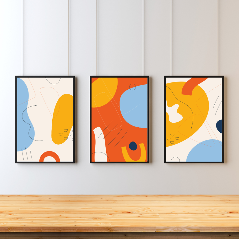 Fluid Forms Triptych