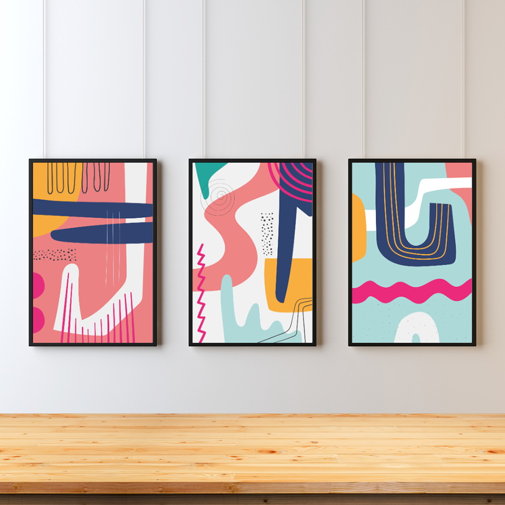 Doodle Dreams Triptych