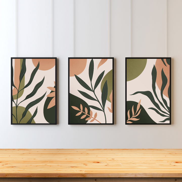 Leaf Whispers Triptych
