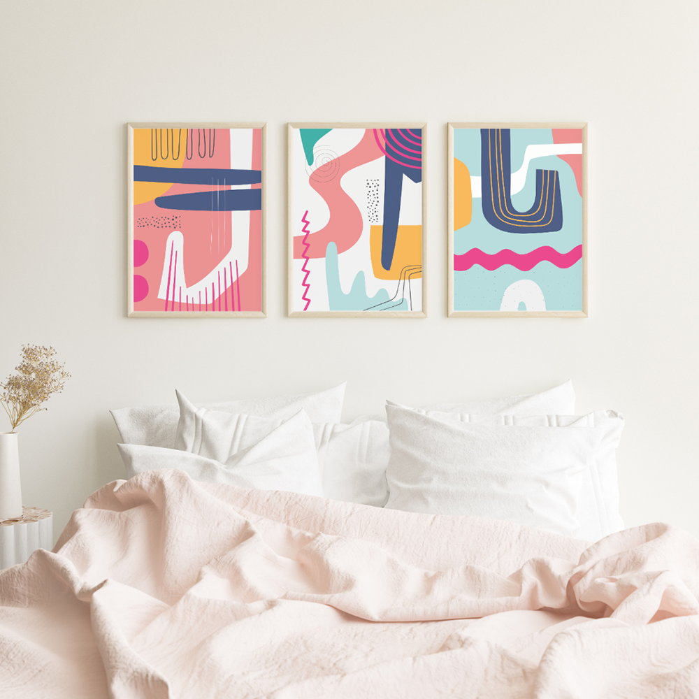 Doodle Dreams Triptych