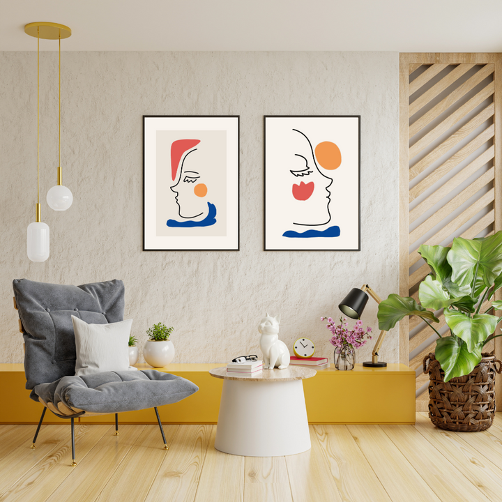 Visage Abstractions Duo