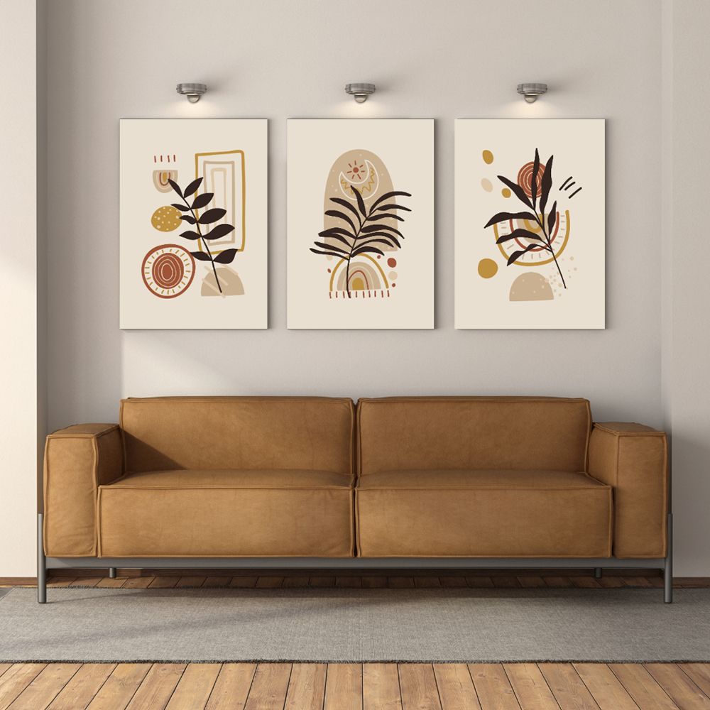 Boho Botanical Triptych