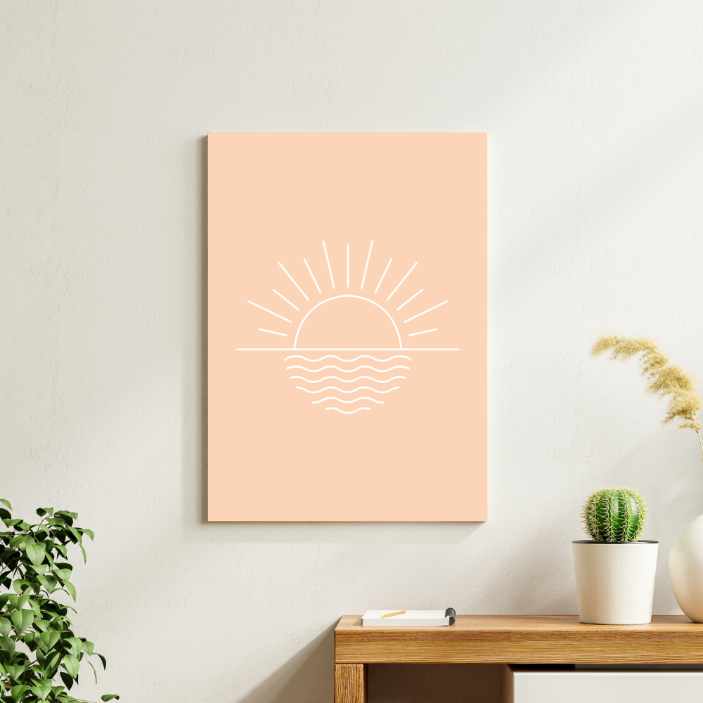 Minimal Sunset Waves