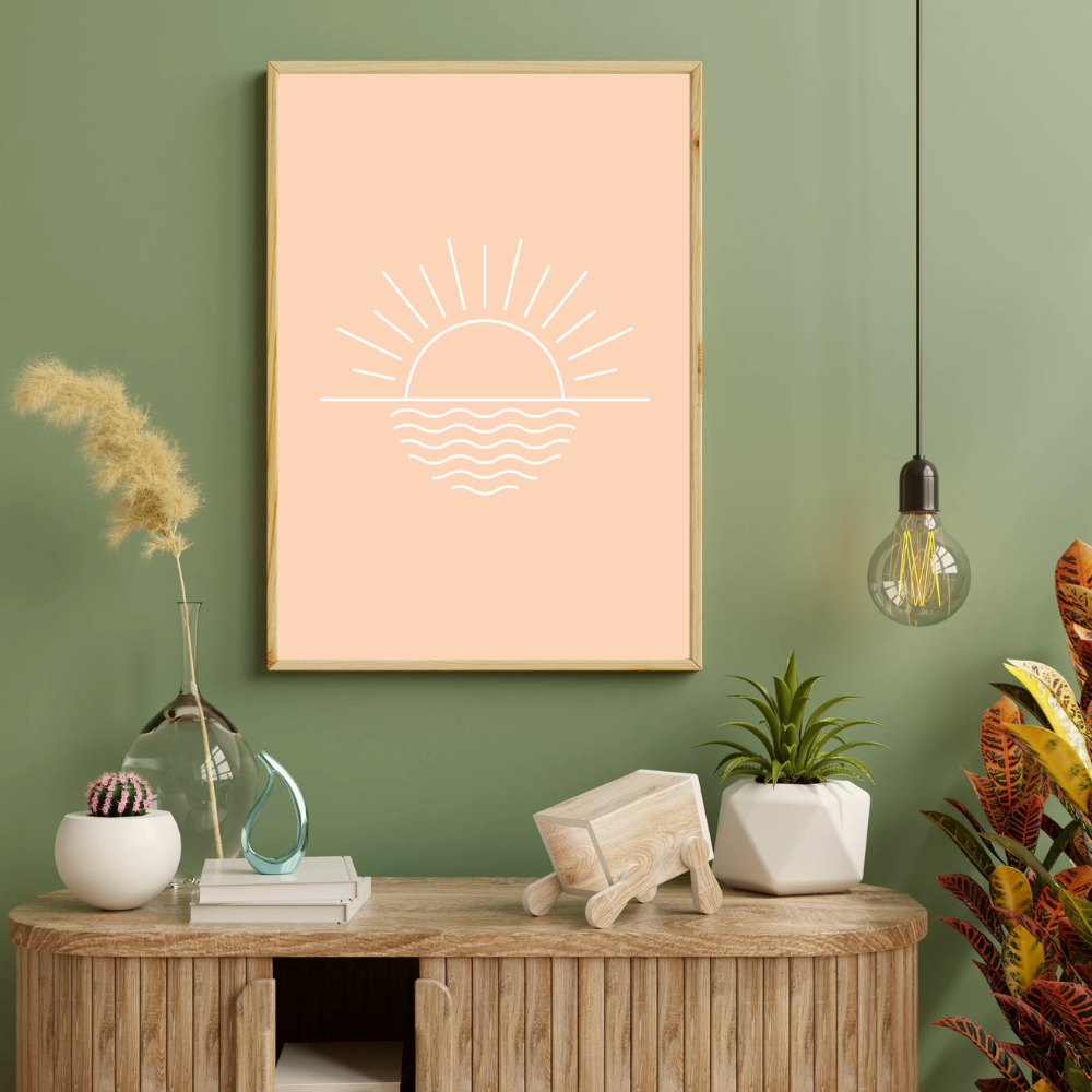 Minimal Sunset Waves