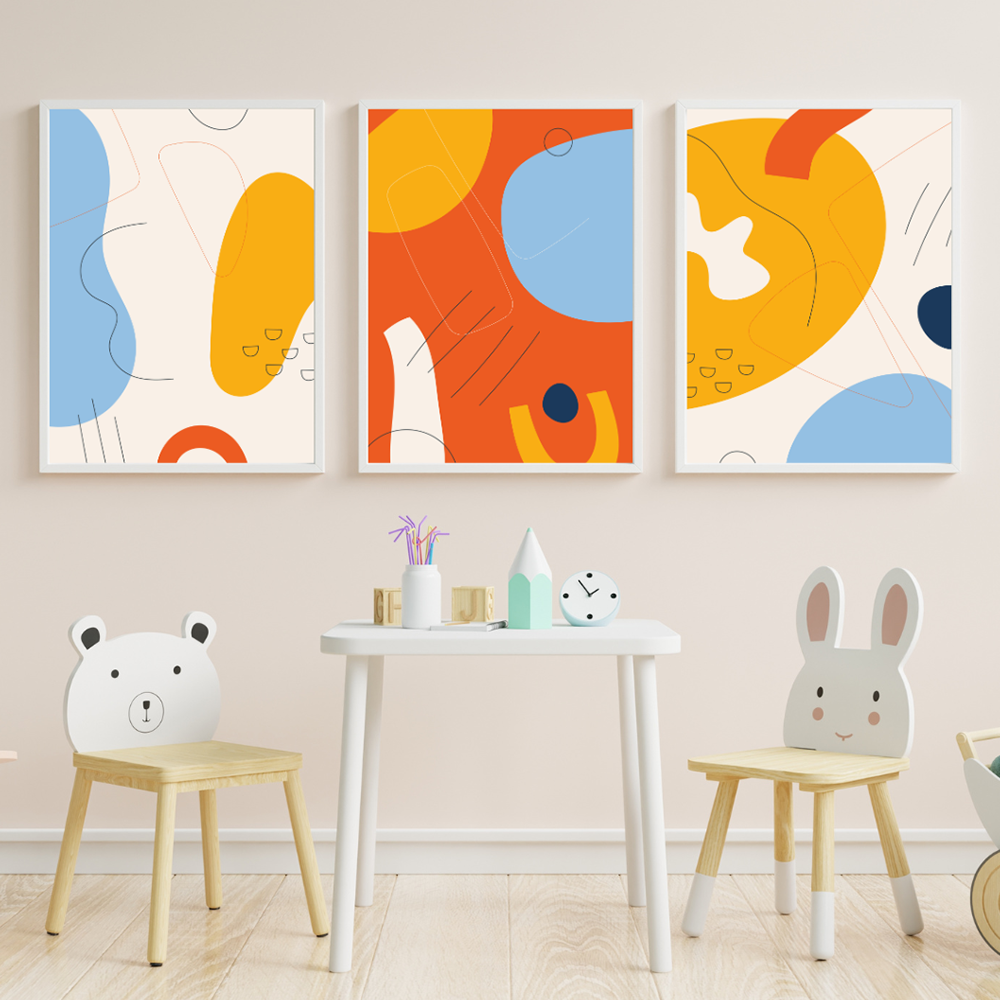 Fluid Forms Triptych