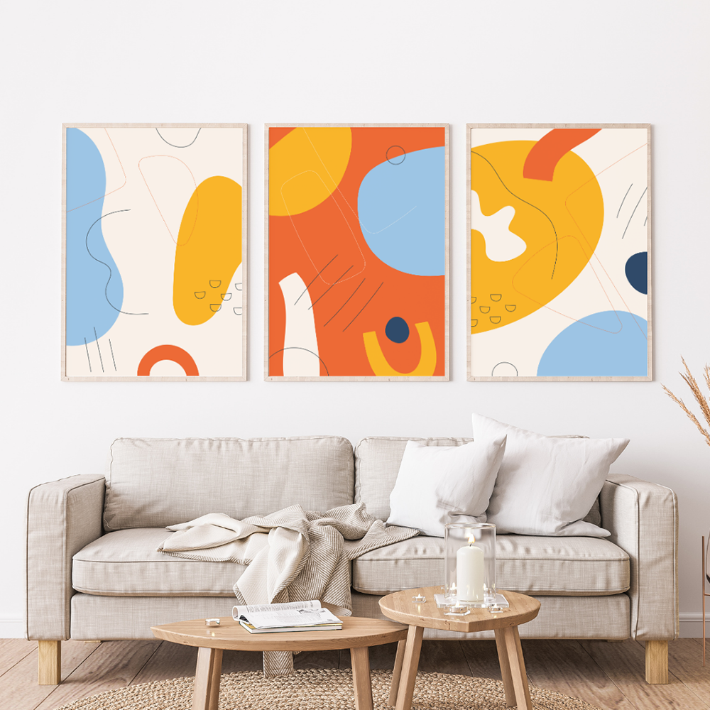 Fluid Forms Triptych