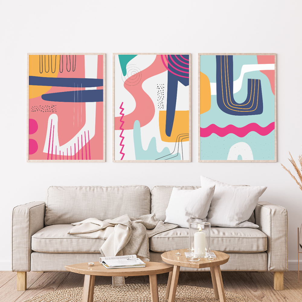 Doodle Dreams Triptych