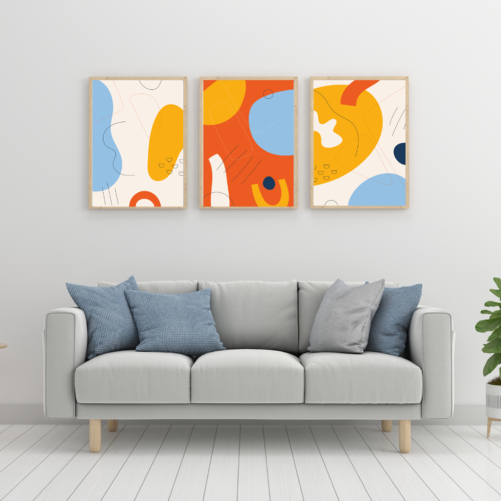 Fluid Forms Triptych