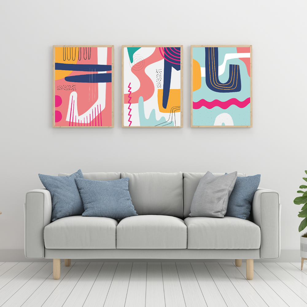 Doodle Dreams Triptych